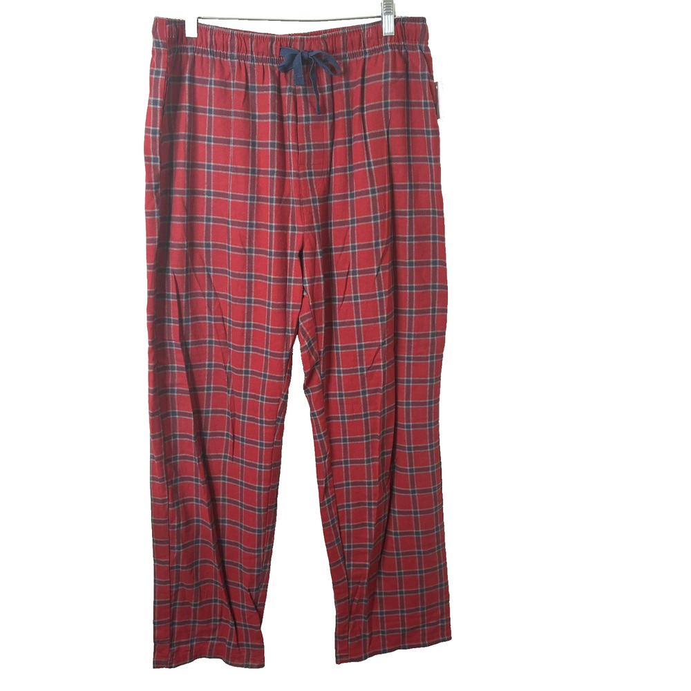 Red Head Brand Co. NWT Men's Red Plaid Flannel Pajama Bottom Pants Size Large